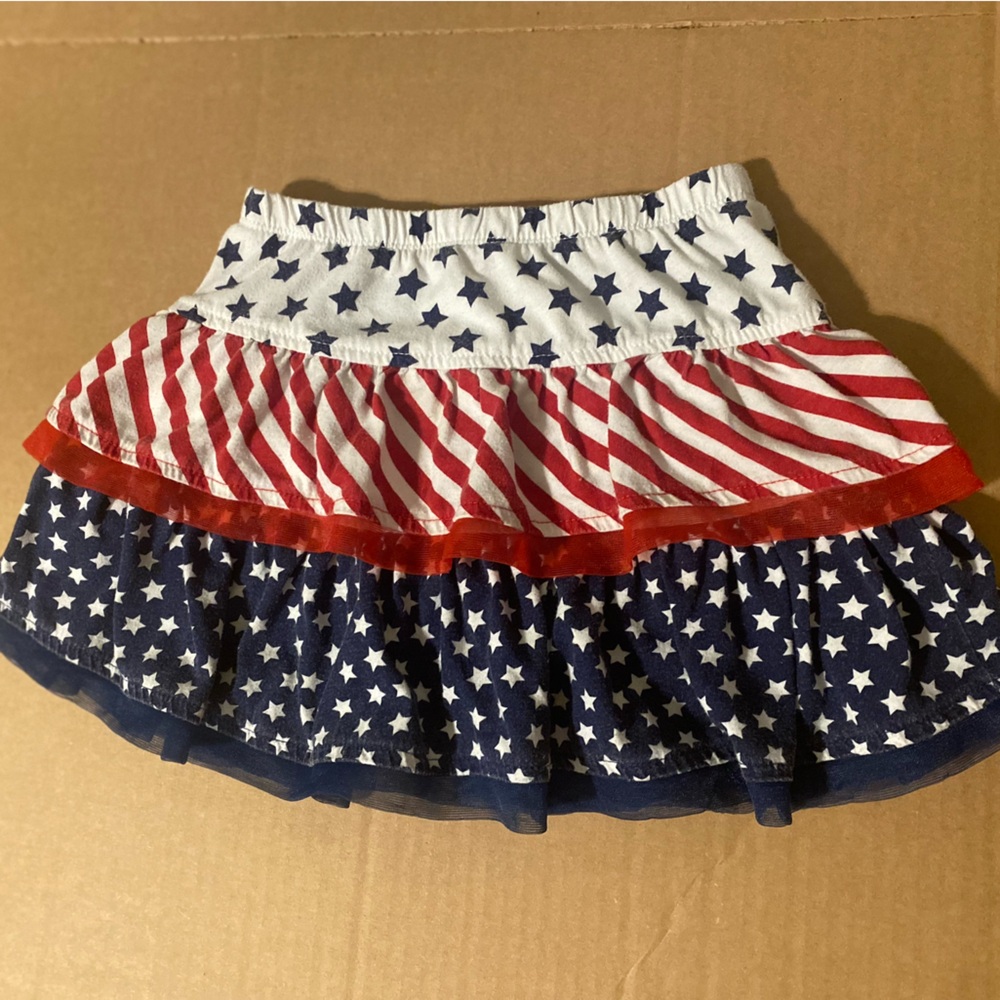 Patriotic Star and Stripe Kids skirt